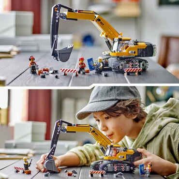 LEGO City Yellow Construction Excavator Toy Digger