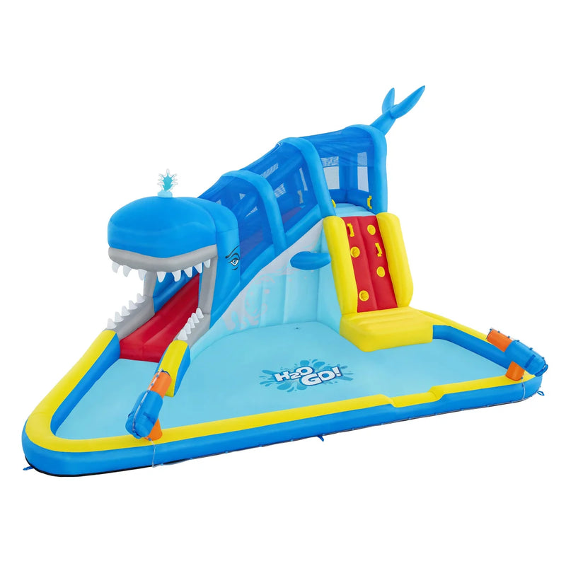 H2OGO! Whales 'n Waves Kids Inflatable Mega Water Park, 3.07 m