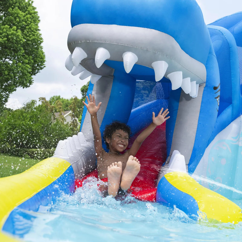 H2OGO! Whales 'n Waves Kids Inflatable Mega Water Park, 3.07 m