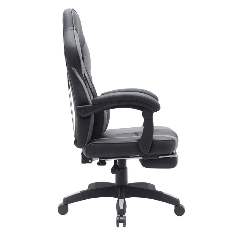 Bentley Gaming Chair, Black and Grey