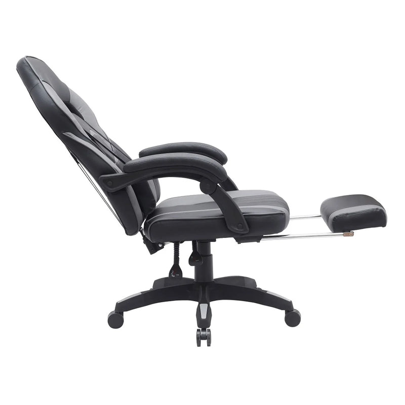 Bentley Gaming Chair, Black and Grey
