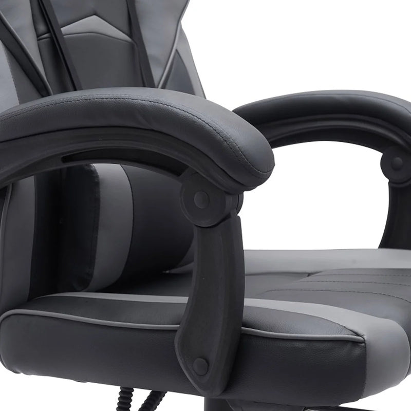 Bentley Gaming Chair, Black and Grey