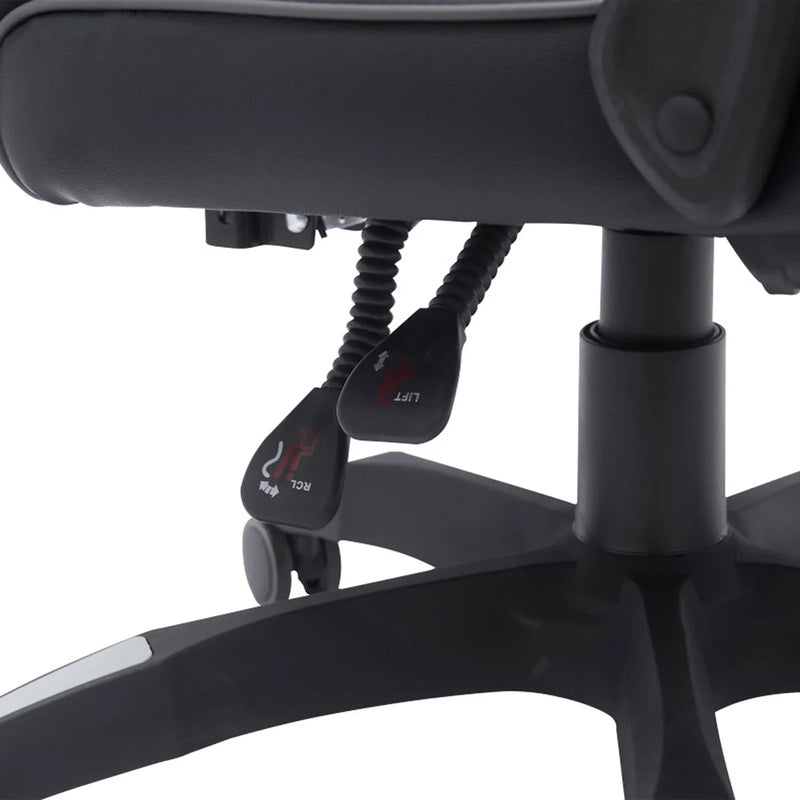 Bentley Gaming Chair, Black and Grey
