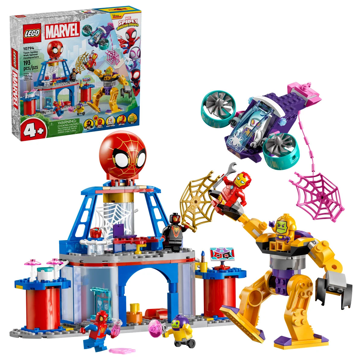 LEGO Marvel Team Spidey Web Spinner Headquarters