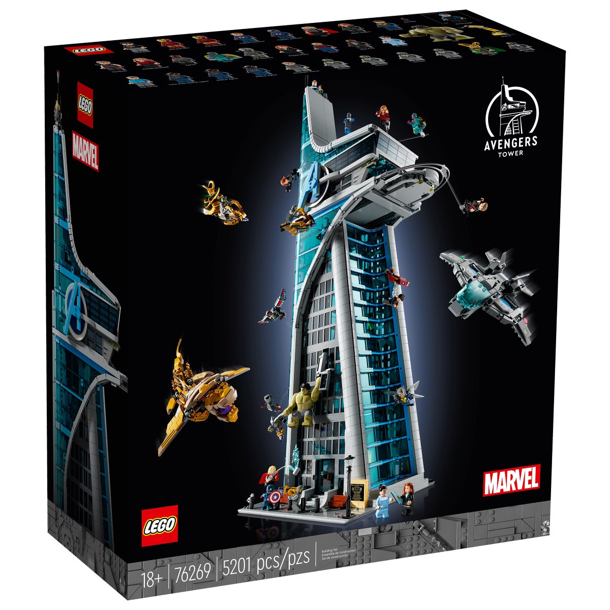 LEGO Marvel Avengers Tower with bonus LEGO Marvel Rocket & Baby Groot Minifigure