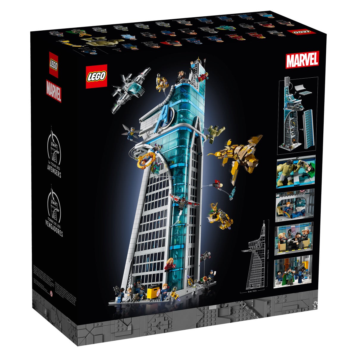 LEGO Marvel Avengers Tower with bonus LEGO Marvel Rocket & Baby Groot Minifigure