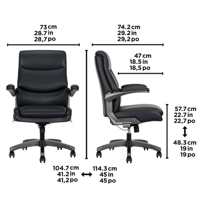 La-Z-Boy Manager Chair with Flip-Up Arms