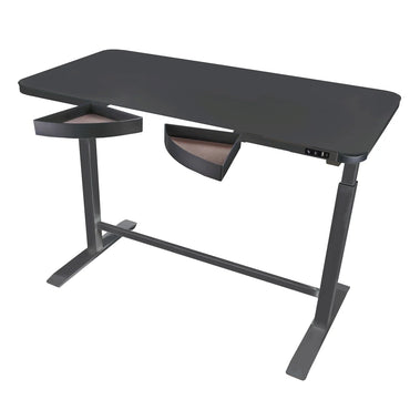 Motionwise 121.9 cm x 60.9 cm (48 in. x 24 in.) Glass Top Height-adjustable Desk
