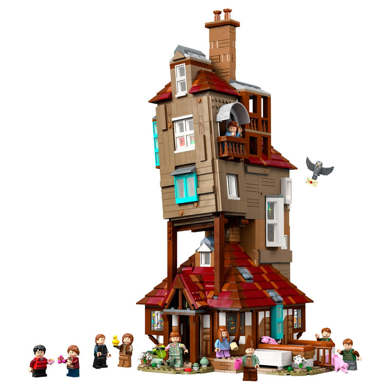 Online Only LEGO Harry Potter The Burrow – Collectors’ Edition, Weasley House Building Set  with Bonus LEGO Harry Potter Hogwarts Castle: Flying Lessons