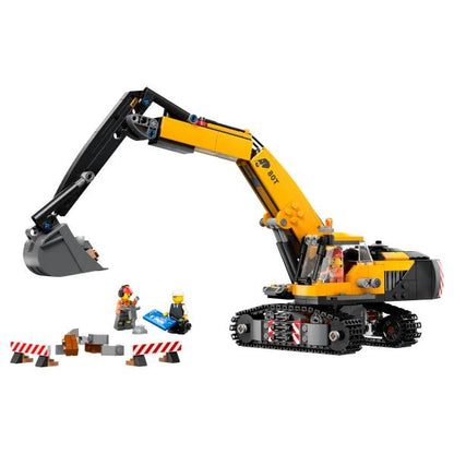 LEGO City Yellow Construction Excavator Toy Digger