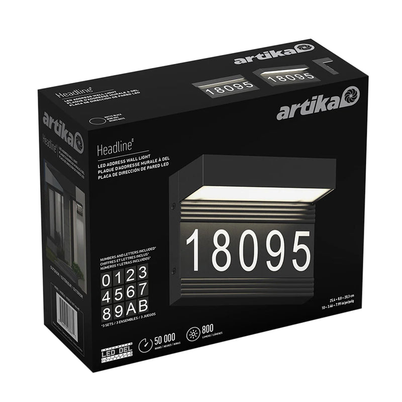 Panneau d'adresse lumineux à LED Artika