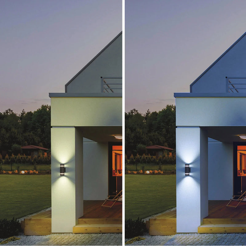 Appliques murales LED intelligentes d'extérieur à changement de couleur Atomi Smart, lot de 2