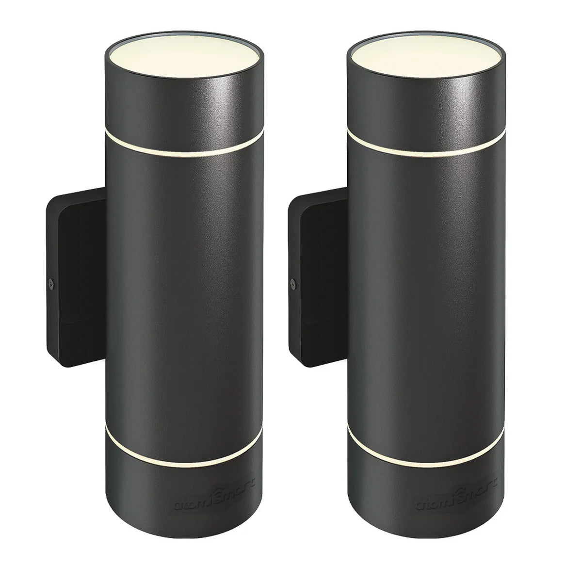 Atomi Smart Colour-changing Smart Outdoor LED Wall Sconces, 2 pack