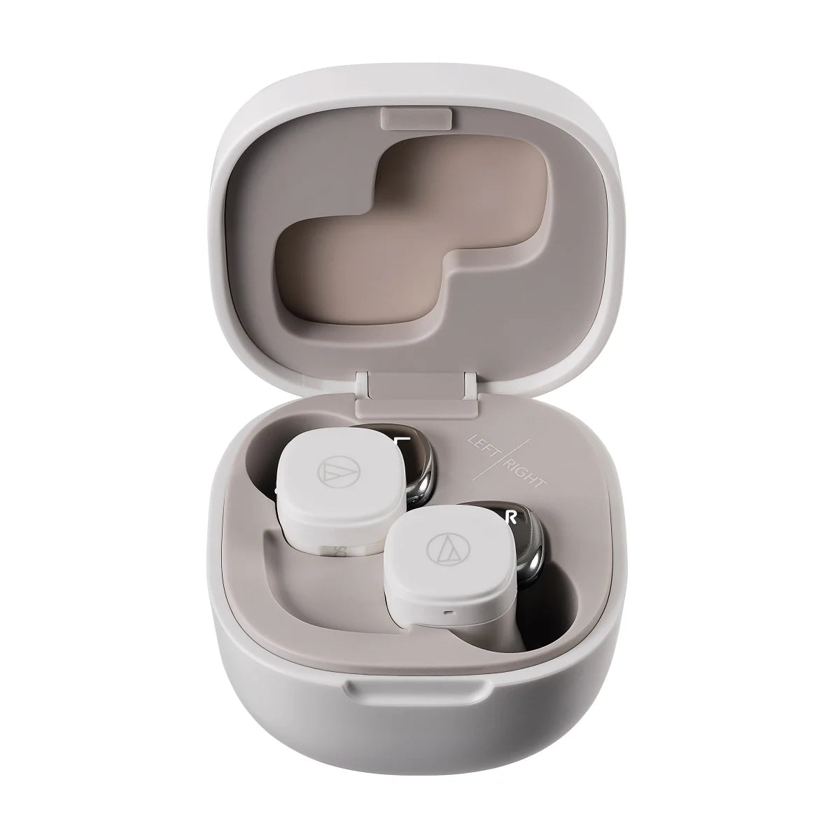 Audio-Technica ATH-SQ1TWWH Earbuds, White