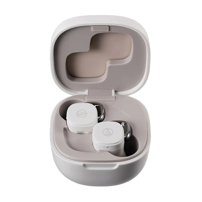 Audio-Technica ATH-SQ1TWWH Earbuds, White