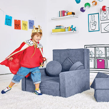 Yourigami 12-piece Convertible Play Fort for Kids