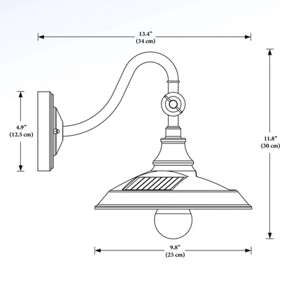 Lampe de grange à énergie solaire Classy Caps