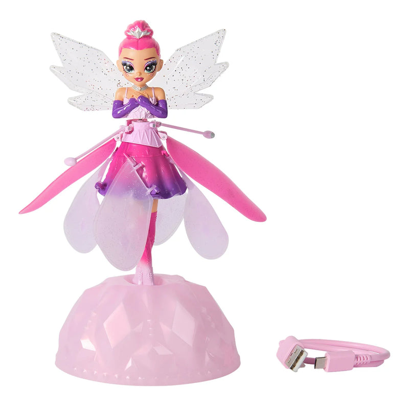 Crystal Flyer, Magical Flying Toy Doll with Crystal Wings