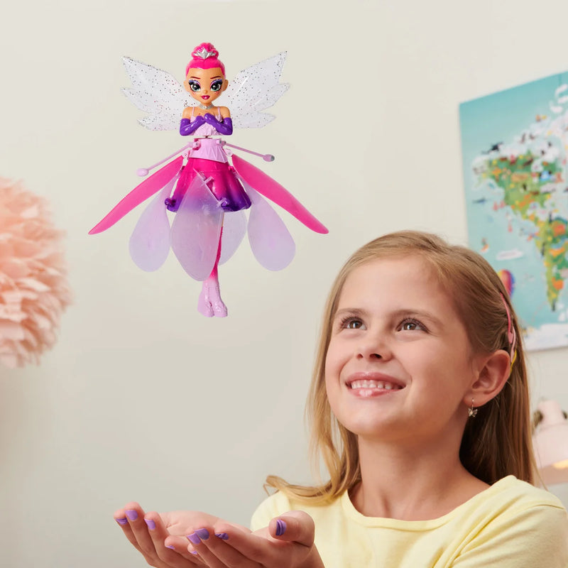 Crystal Flyer, Magical Flying Toy Doll with Crystal Wings