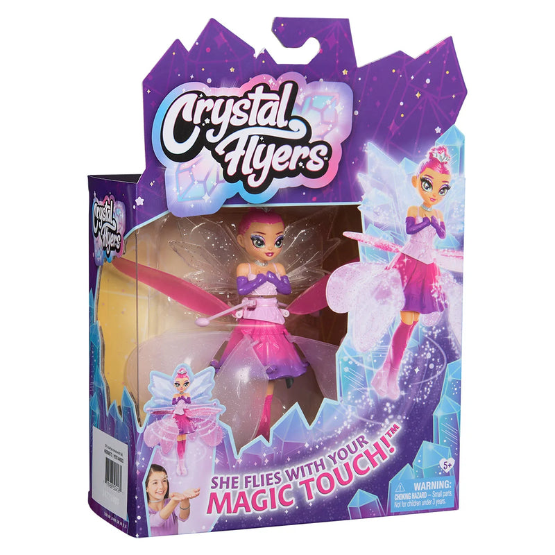 Crystal Flyer, Magical Flying Toy Doll with Crystal Wings