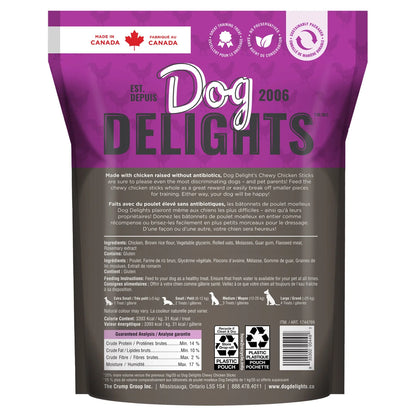 Friandises pour chiens Dog Delights Chicken Sticks, 1,25 kg (2,7 lb) 