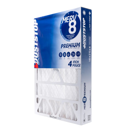 Duststop MERV 8 Premium Pleated Furnace Filter, 3-pack