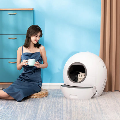 Bac à litière autonettoyant intelligent pour chat ELS Pet