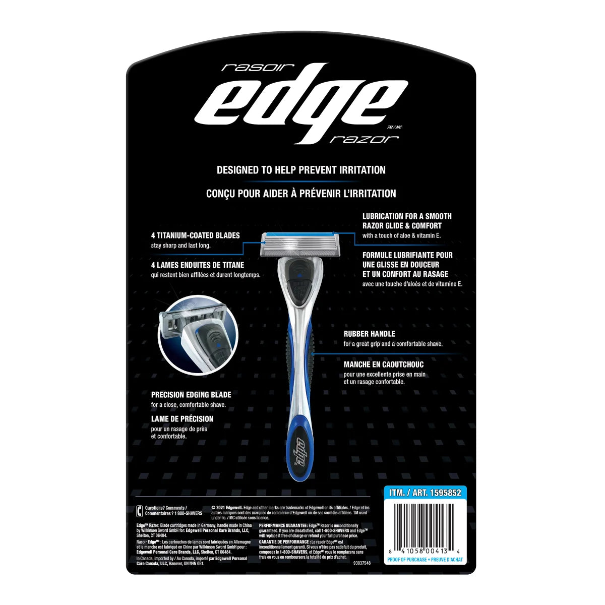 Rasoir Edge + 21 cartouches