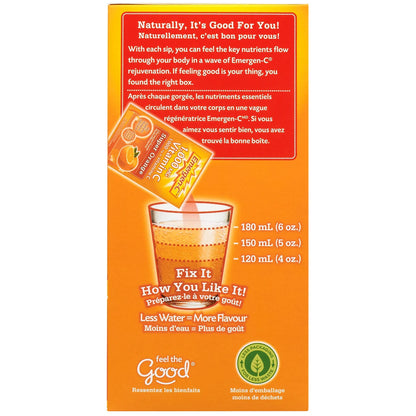 Emergen-C Super Orange, 1000 mg de vitamine C