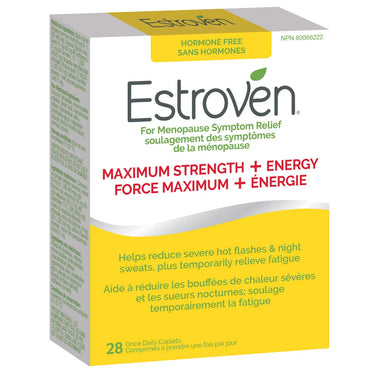 Estroven Maximum Strength + Energy, 2 x 28 Caplets