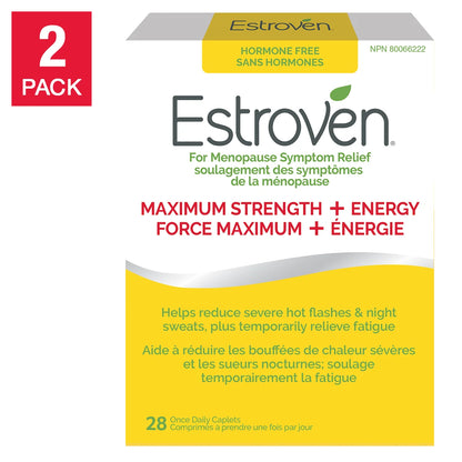 Estroven Force maximale + Énergie, 2 x 28 comprimés
