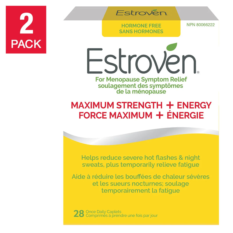Estroven Force maximale + Énergie, 2 x 28 comprimés