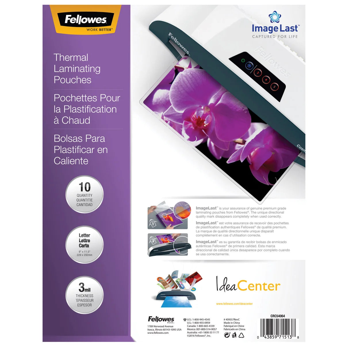 Plastifieuse Fellowes Callisto 125 avec kit de démarrage 