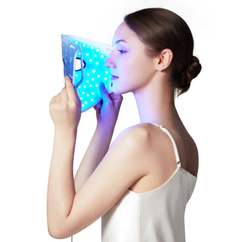 Dispositif de masque facial à technologie de lumière LED Flex Fold 
