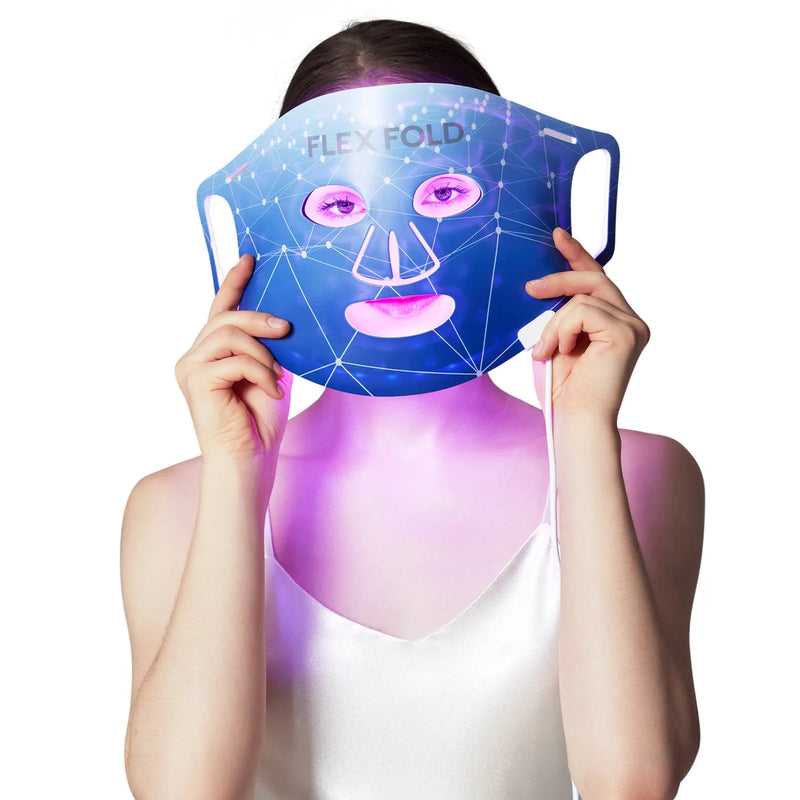 Dispositif de masque facial à technologie de lumière LED Flex Fold 