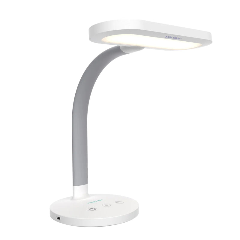 Lampe de bureau 2 en 1 HappyLight Duo, luminothérapie et travail 