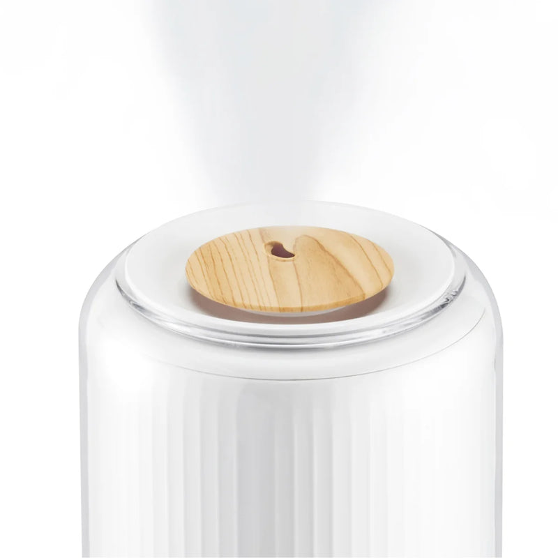 Humidificateur ultrasonique Homedics 360° Deluxe à brume chaude et froide, remplissage par le haut, avec 3 tampons d'huiles essentielles