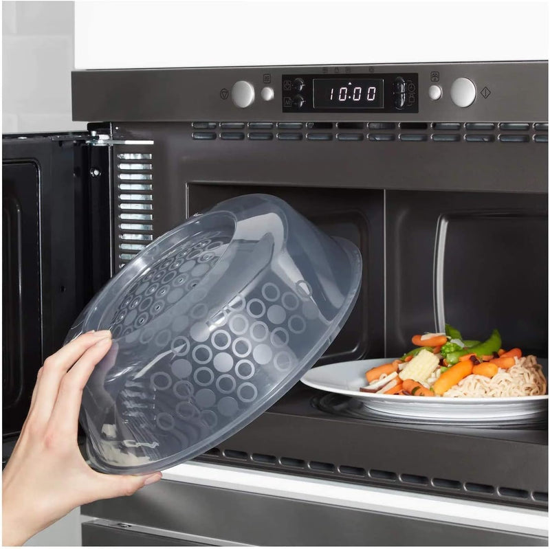 Microwave Plate Cover 10 Steam Release Grey Lid Splatter Screen Prickig