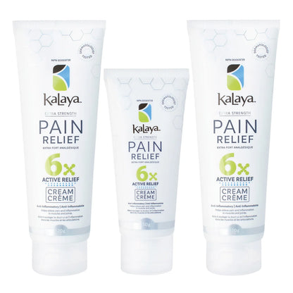 Crème antidouleur extra-forte KaLaya 6x, 2 x 120 g + 50 g 