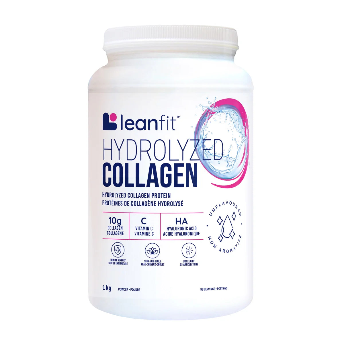LeanFit Unflavoured Collagen, 1 kg