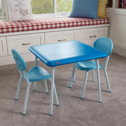 Ensemble table carrée et 2 chaises pour enfants Lifetime Essential
