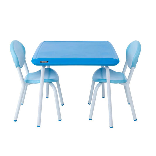 Ensemble table carrée et 2 chaises pour enfants Lifetime Essential