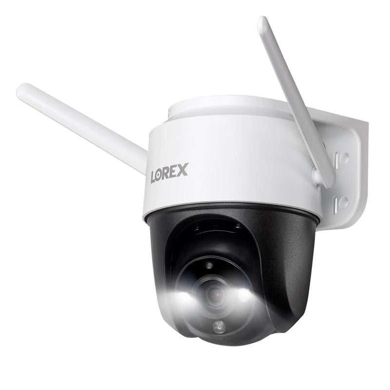Pack de 2 caméras de sécurité Wi-Fi d'extérieur panoramiques et inclinables Lorex 2K