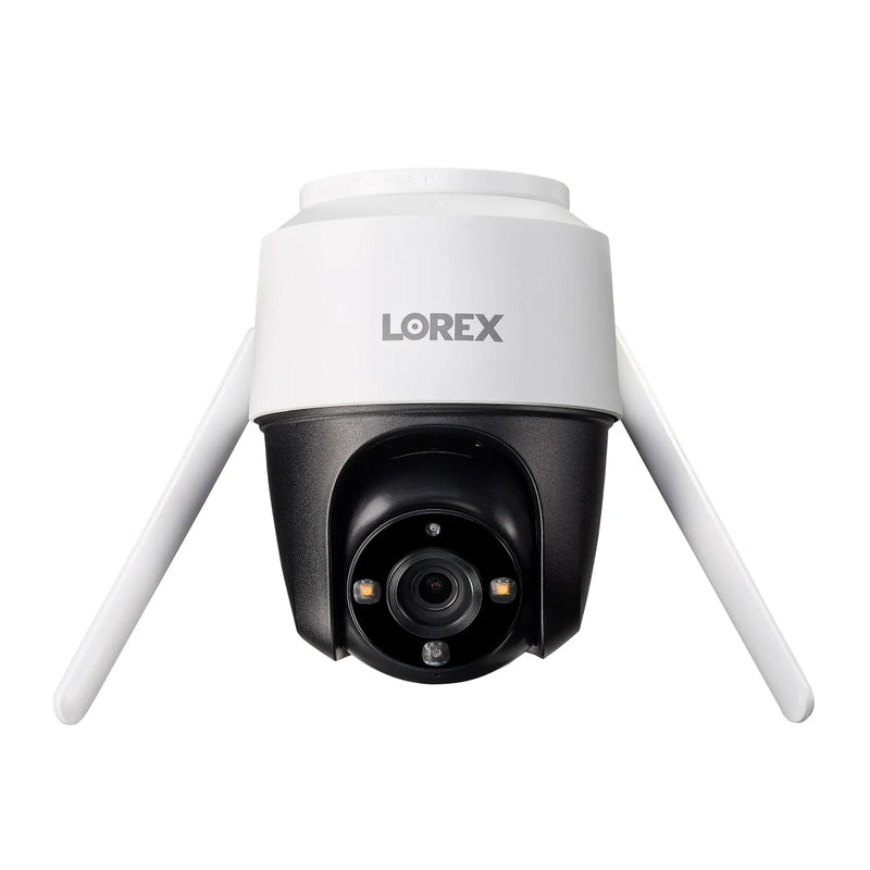 Pack de 2 caméras de sécurité Wi-Fi d'extérieur panoramiques et inclinables Lorex 2K
