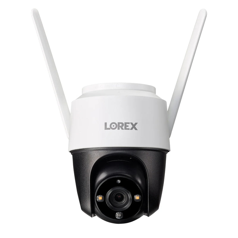 Pack de 2 caméras de sécurité Wi-Fi d'extérieur panoramiques et inclinables Lorex 2K