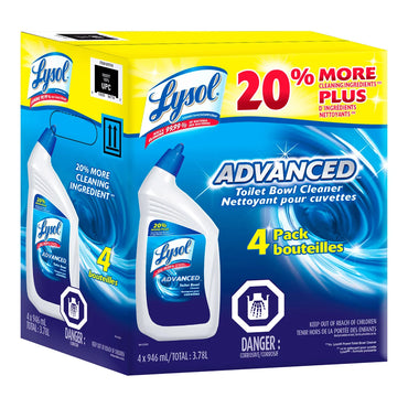 Nettoyant pour toilettes Lysol Power - 4 × 946 ml