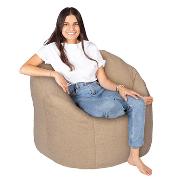 Fauteuil poire Norka Living Rod Sherpa | Tan