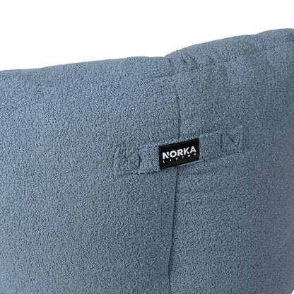 Fauteuil poire Norka Living Rod Sherpa | Bleu