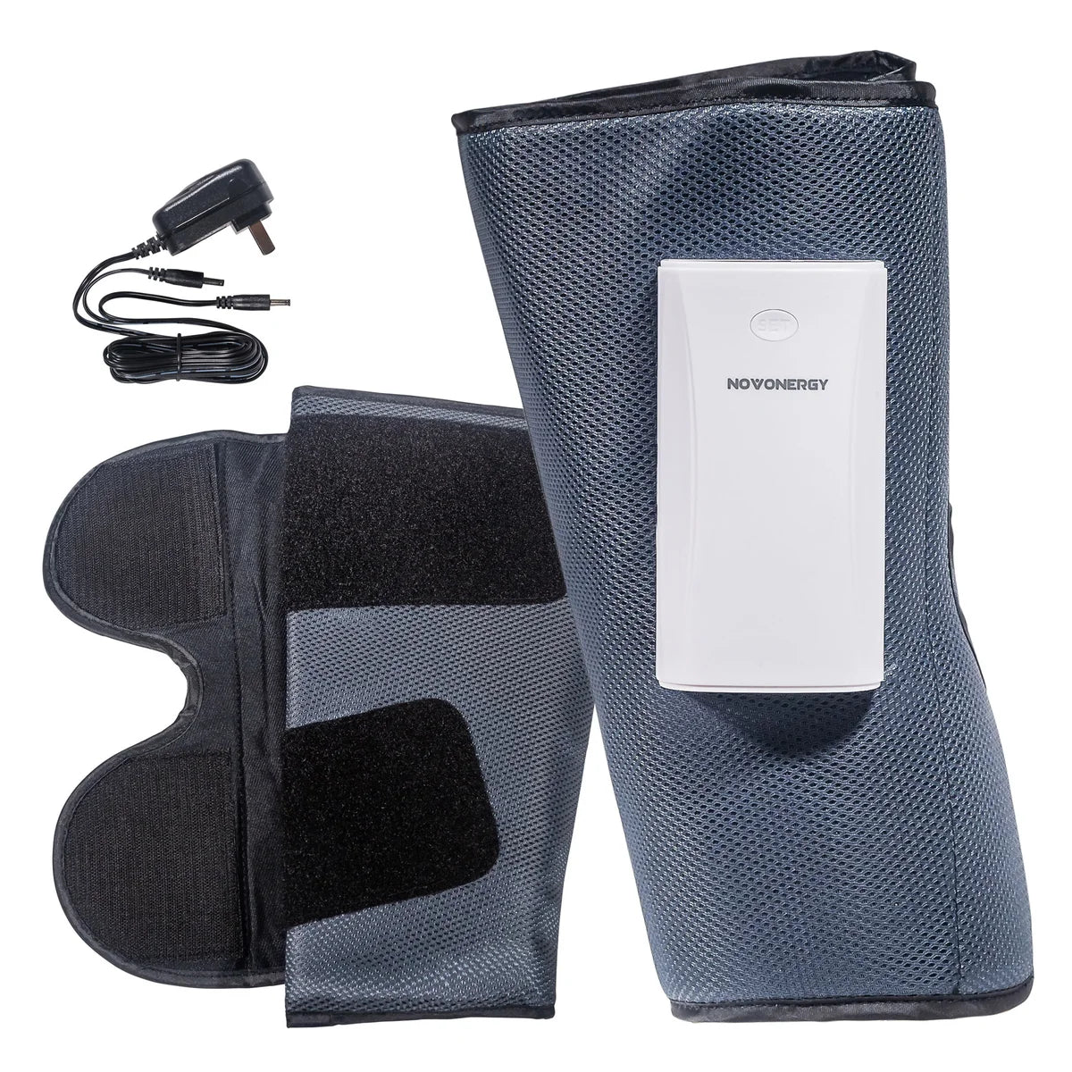 Novonergy Leg Massager, Portable Compression Therapy, 2-pack