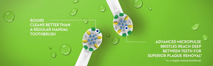 Brossettes de rechange pour brosse à dents électrique Oral-B FlossAction, lot de 10